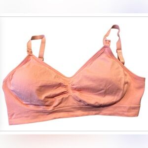 NWOT Women's Pink Nursing Bra Size XXL
